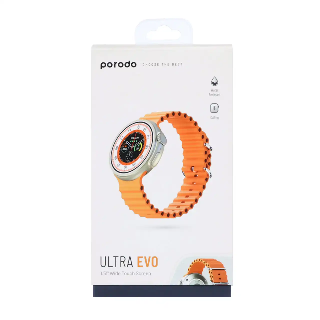 ساعت هوشمند Porodo مدل Ultra EVO PD-SWURTI-OG - نارنجی - (گارانتی یکماهه مگابایت)