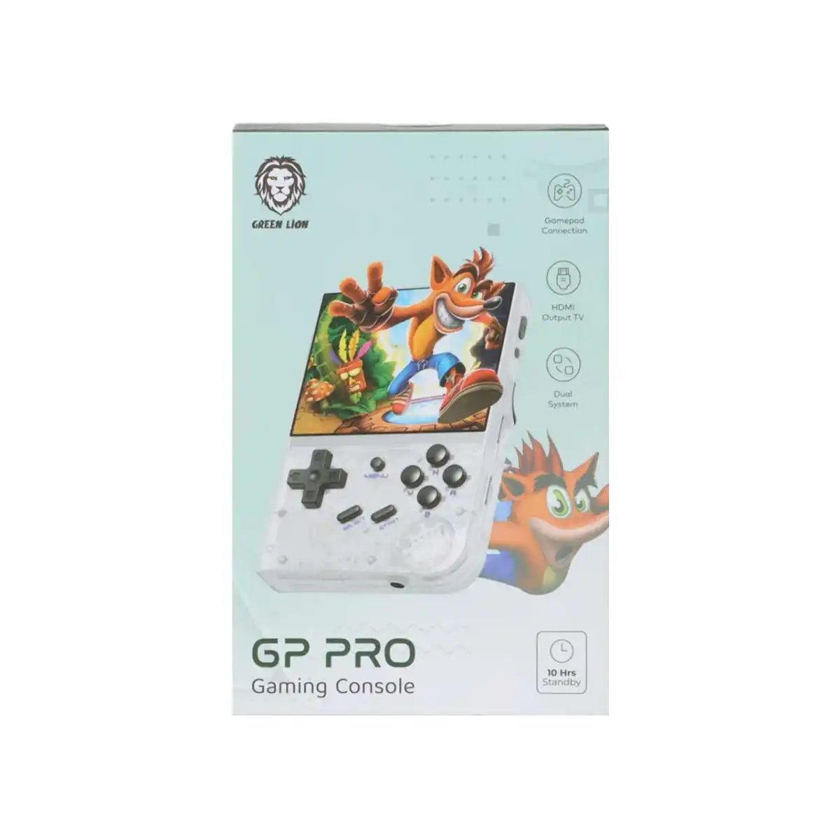 کنسول بازی قابل حمل Green Lion مدل GP Pro GNGPPROGAMTWH - سفید - (گارانتی یکساله مگابایت)