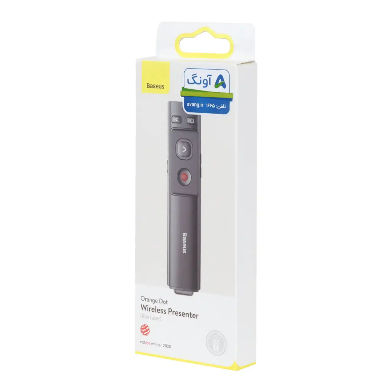 پرزنتر بى سیم Baseus مدل Orange Dot Wireless Presenter ACFYB-0G - (گارانتی 24 ماهه آونگ)