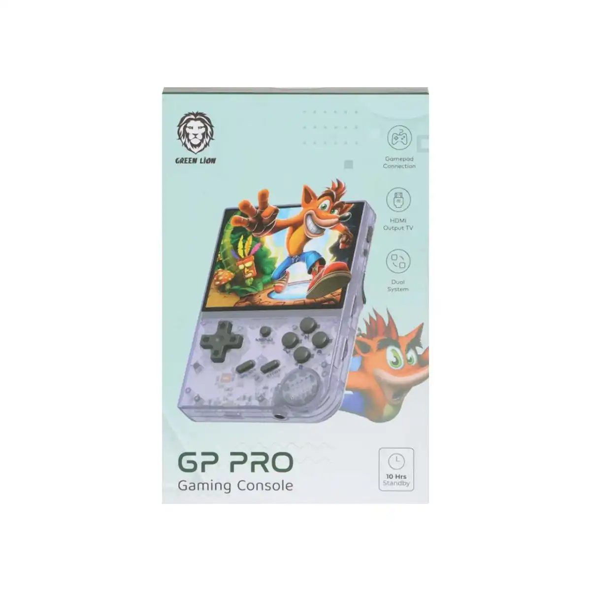 کنسول بازی قابل حمل Green Lion مدل GP Pro GNGPPROGAMTWH - بنفش- (گارانتی یکساله مگابایت)