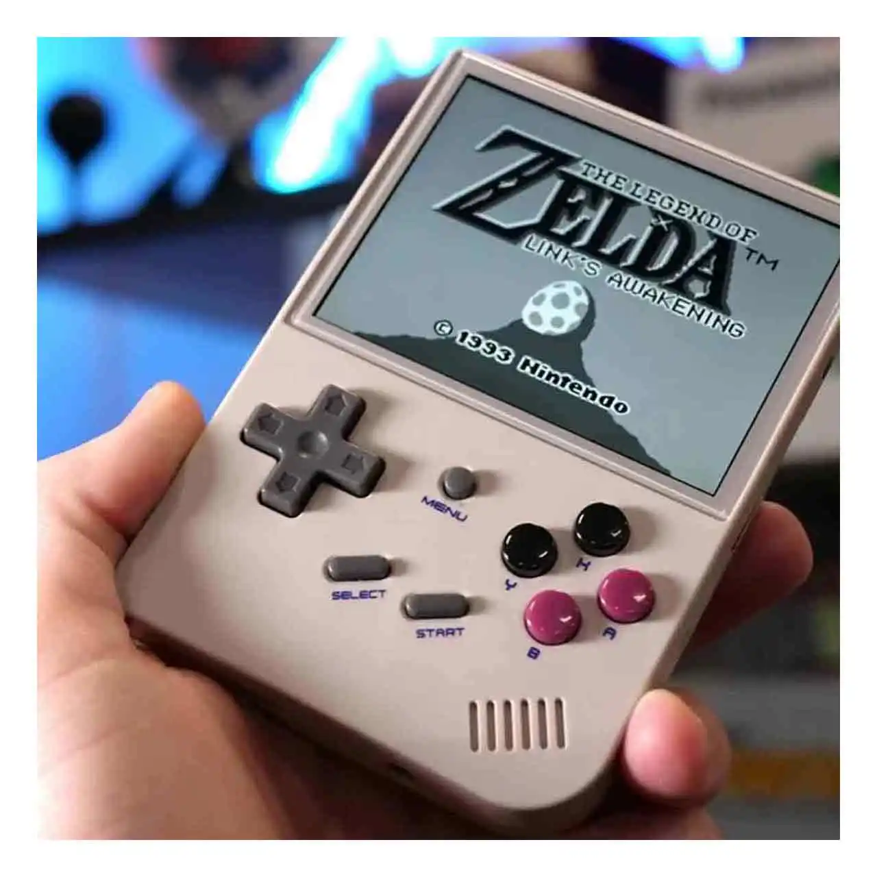 کنسول بازی قابل حمل Green Lion مدل + GP Pro - خاکستری - (گارانتی 24 ماهه مگابایت)