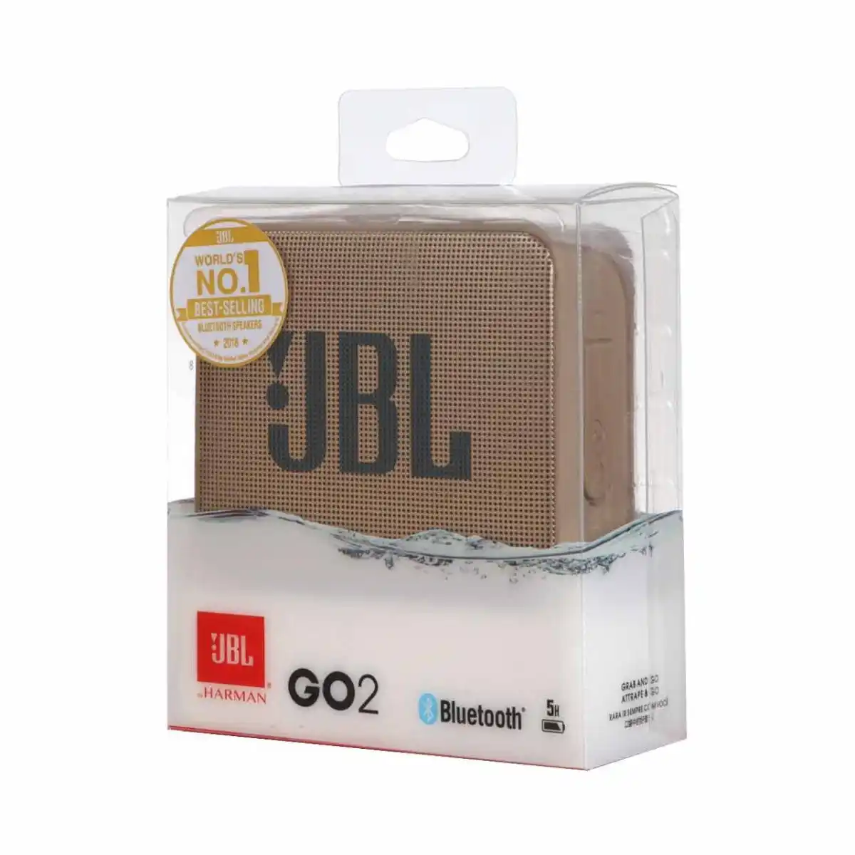 اسپیکر بلوتوثی JBL مدل GO2 - طلایی - (گارانتی 6 ماهه مگابایت)