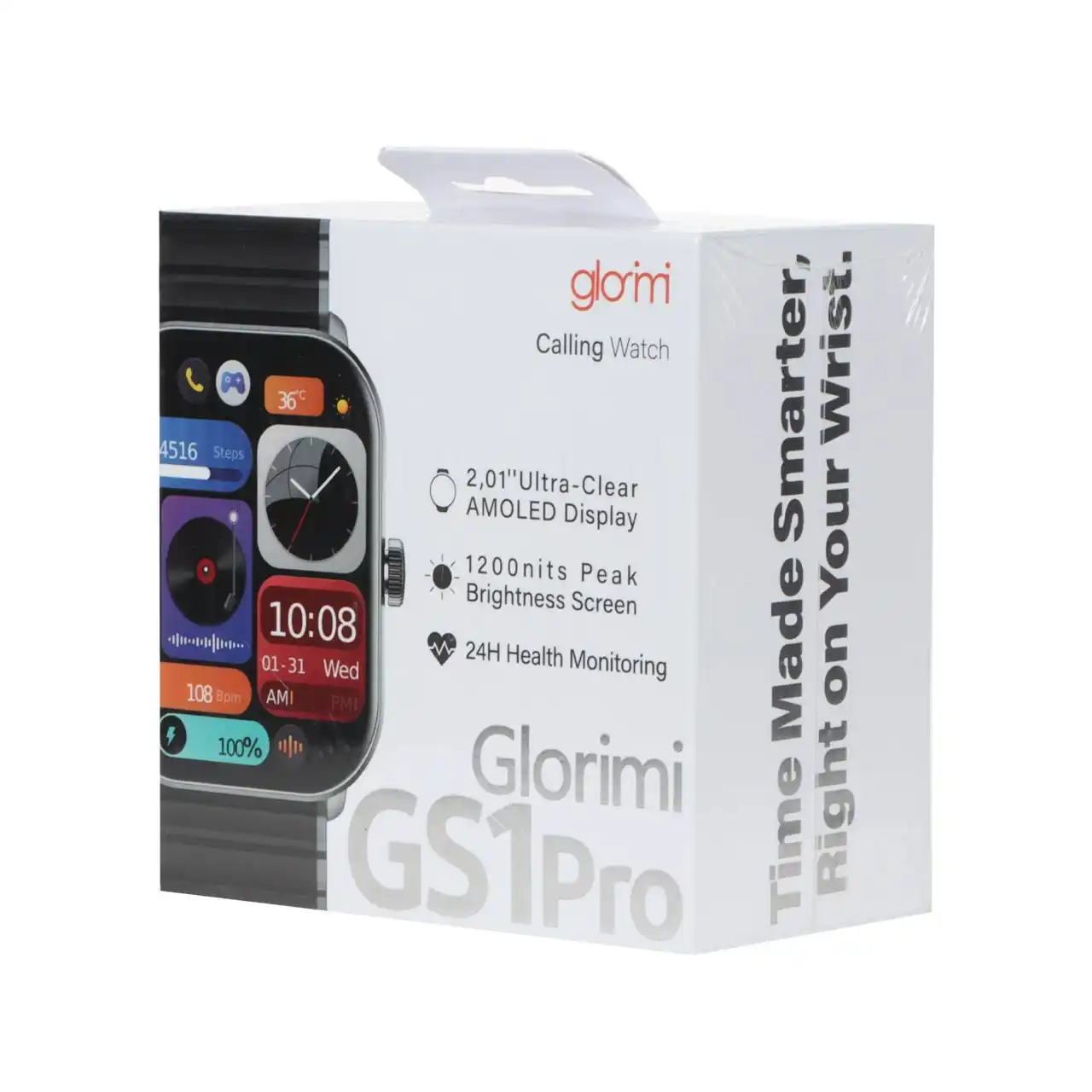 ساعت هوشمند شیائومی Glorimi مدل GS1 Pro - مشکی خاکستری (گارانتی 18 ماهه شرکتی)