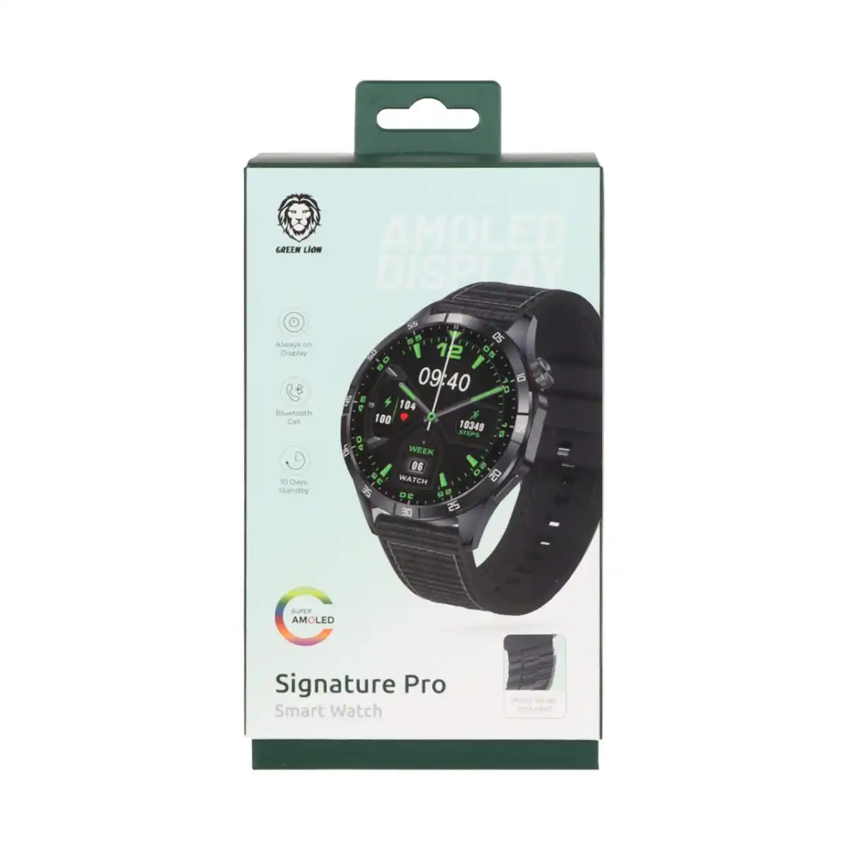 ساعت هوشمند Green Lion مدل Signature Pro GNSIGNPROSWBK - مشکی - (گارانتی 24 ماهه مگابایت)