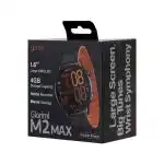 ساعت هوشمند شیائومی Glorimi مدل M2 MAX - مشکی نارنجی (گارانتی 18 ماهه شرکتی)
