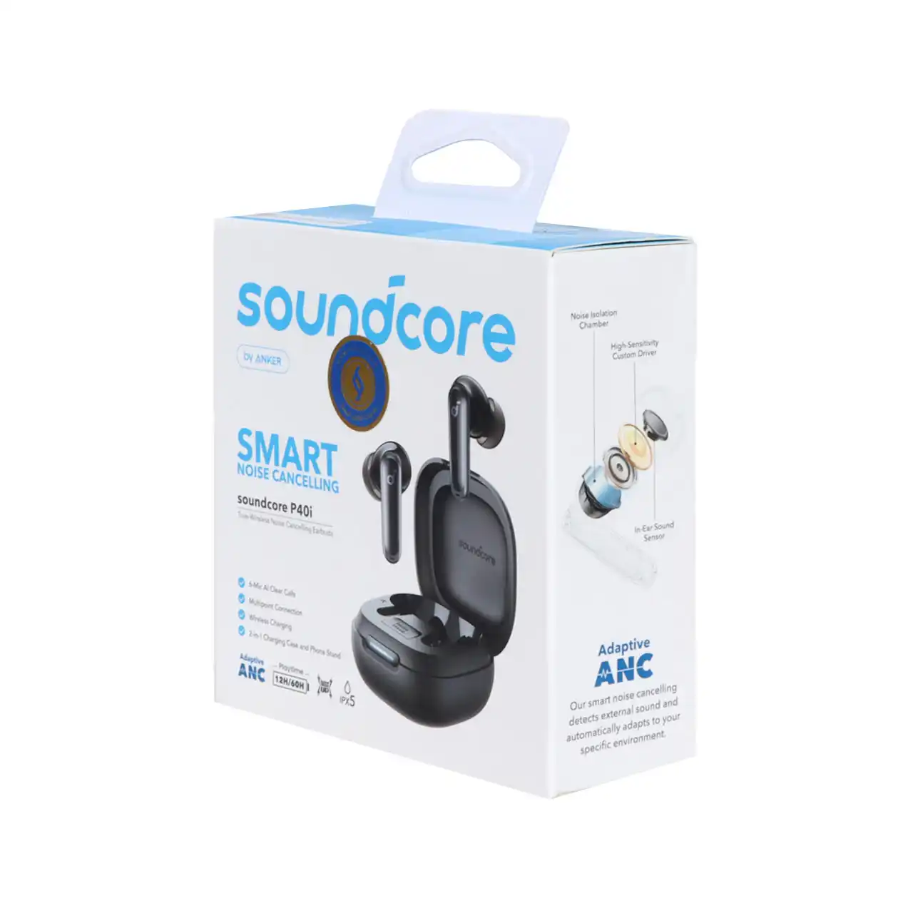 ایربادز بی سیم ANKER مدل P40i A3955 - مشکی (گارانتی 18ماهه حافظه طلایی ایستا)