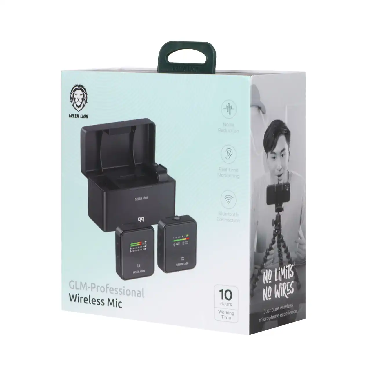 میکروفون یقه ای Green Lion مدل GNPGLMWMICBK - مشکی - (گارانتی 24 ماهه مگابایت)