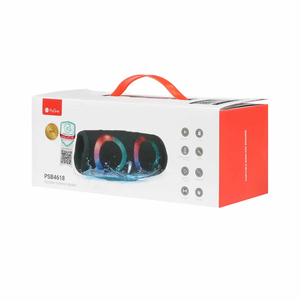 اسپیکر بی سیم ProOne مدل PSB4618 - مشکی