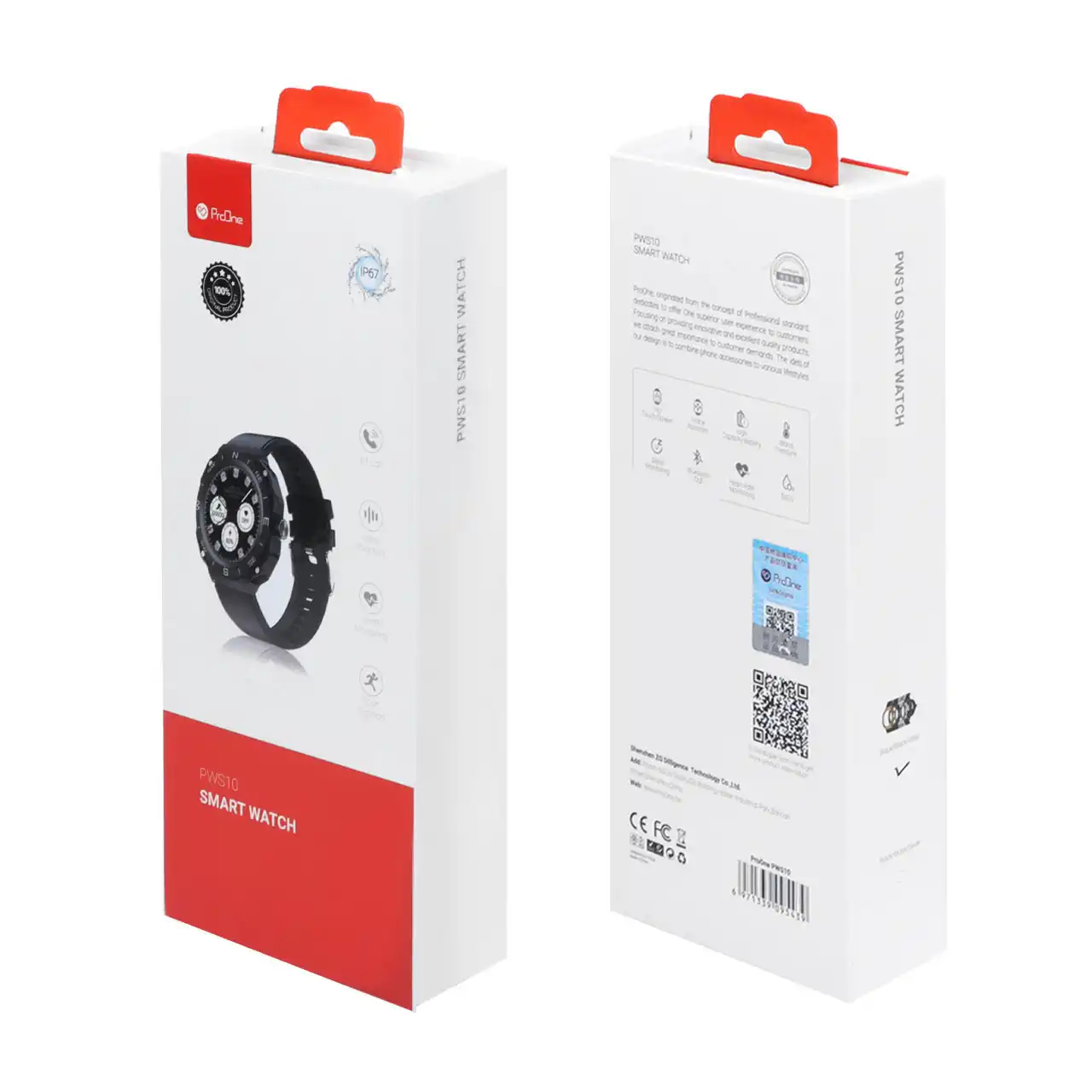 ساعت هوشمند ProOne مدل PWS10 Smart Watch - طلایی