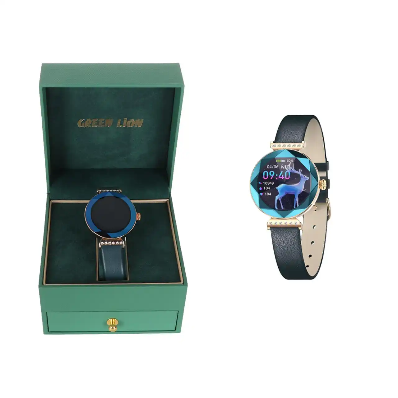 ساعت هوشمند Green Lion مدل GNSWAROSWBL - آبی (گارانتی 24 ماهه مگابایت)