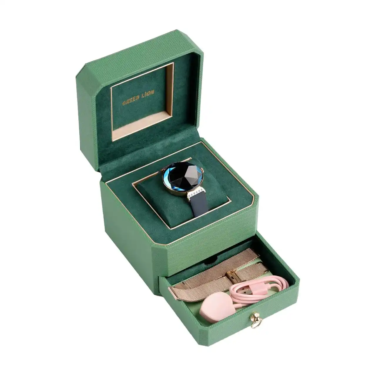 ساعت هوشمند Green Lion مدل GNSWAROSWBL - آبی (گارانتی 24 ماهه مگابایت)