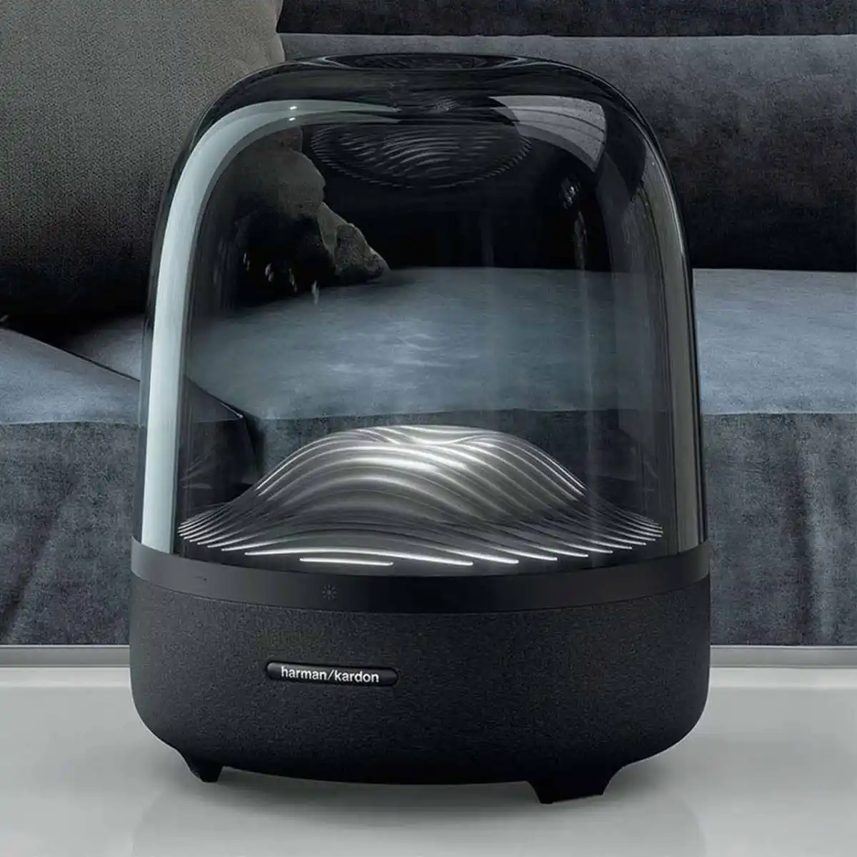 اسپیکر بلوتوثی قابل حمل Harman Kardon مدل AURA STUDIO 3 - مشکی - گارانتی شرکتی