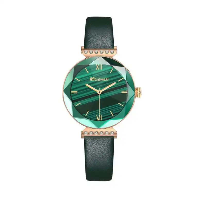 ساعت هوشمند سواروسکی گرین Green lion swarovski smart watch - گلد - گارانتی 6 ماهه