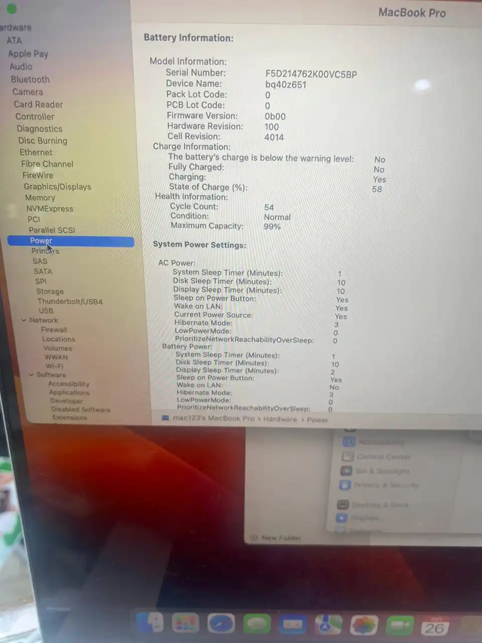 لپتاپ مک بوک پرو 2021 - macbook pro M1 - استوک در حد نو
