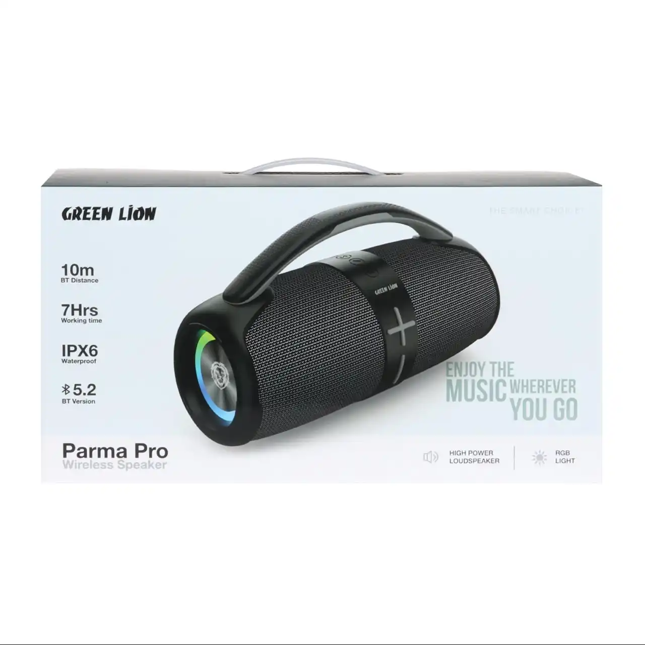 اسپیکر بی سیم Green Lion مدل Parma Pro GNPAPWSPKRGY - خاکستری (گارانتی 18 ماهه شرکتی)