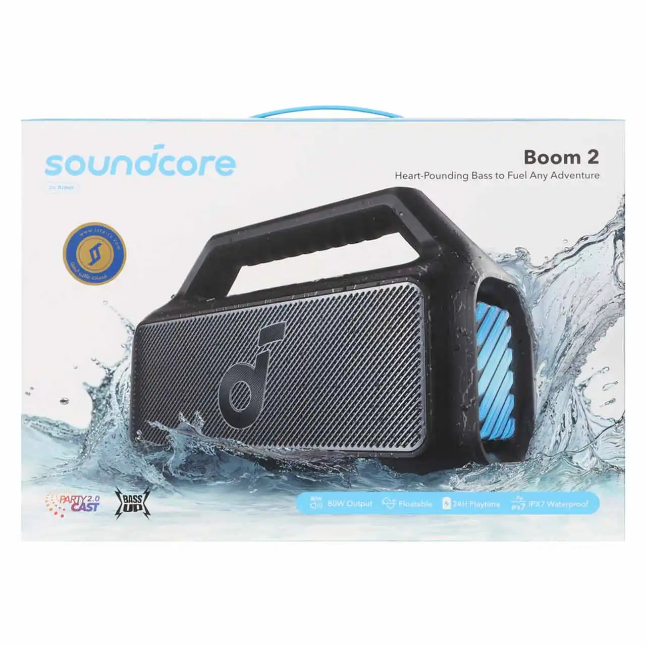 اسپیکر بی سیم Anker مدل BOOM 2 - مشکی (گارانتی 18ماهه حافظه طلایی ایستا)