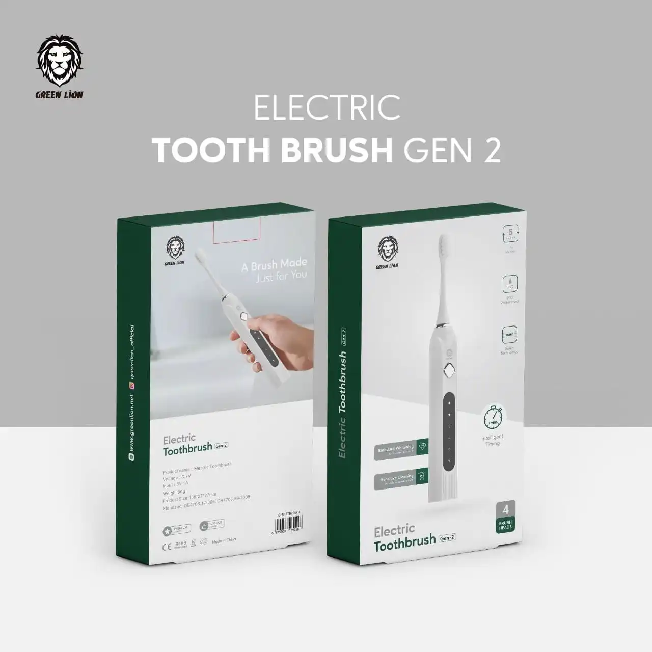 Green Electric Tooth Brush GEN 2