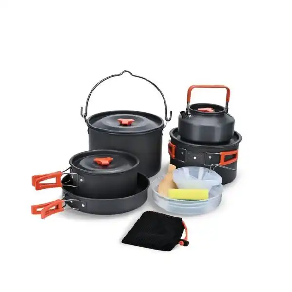 سرویس آشپزی کمپینگ گرین لاین Green lion Camping Cookware Set