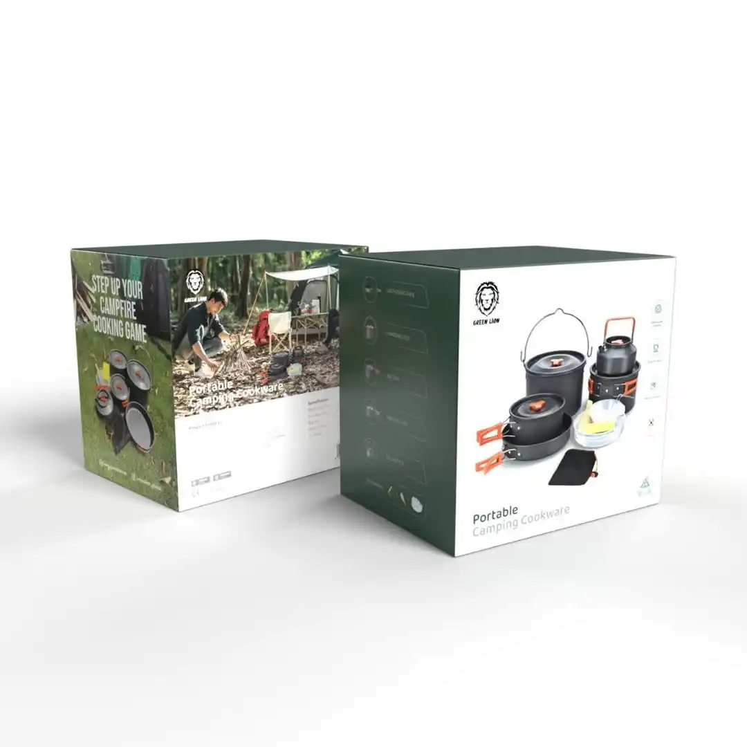 سرویس آشپزی کمپینگ گرین لاین Green lion Camping Cookware Set