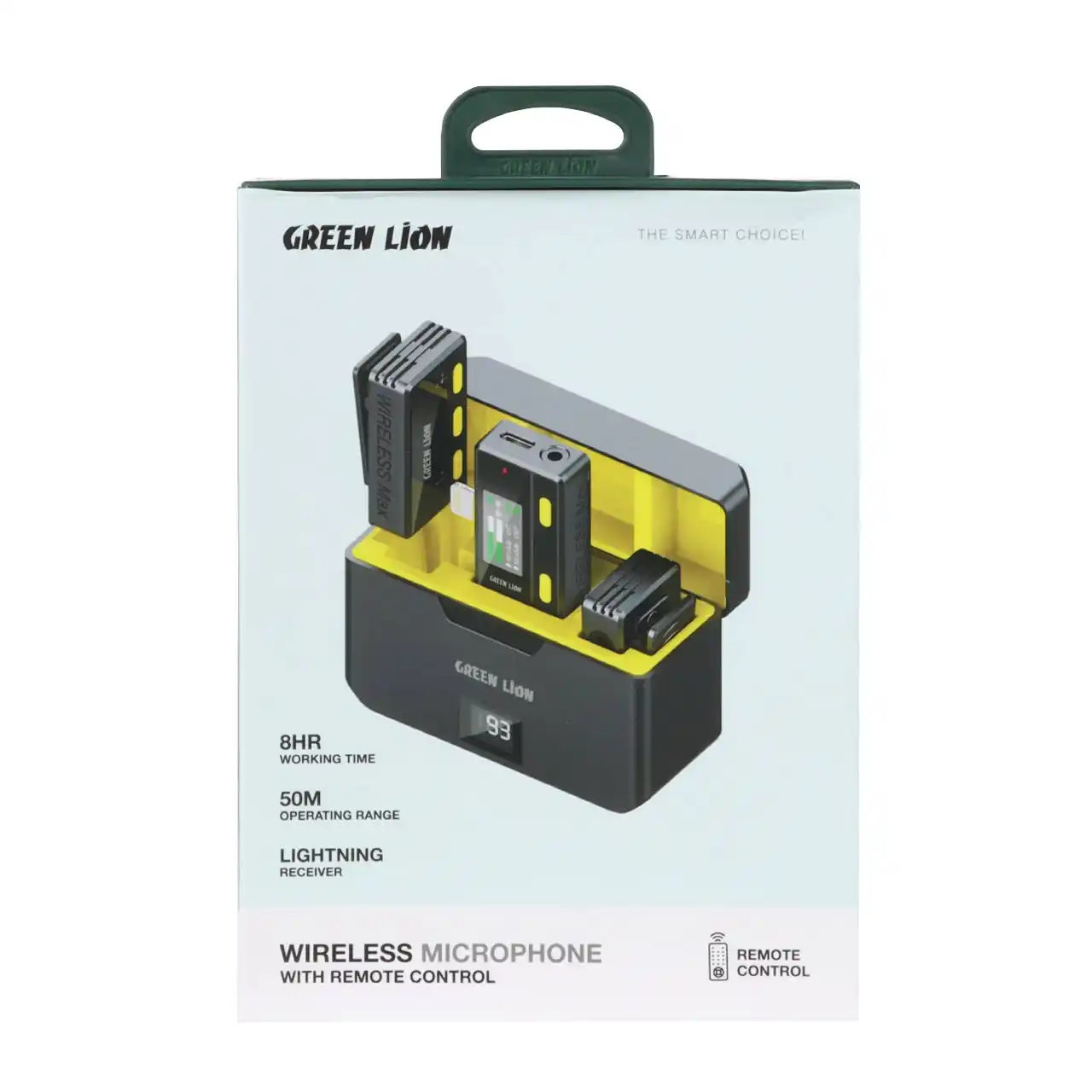 میکروفون بی سیم Green Lion مدل GNWMICRLGBK Lightning- مشکی (گارانتی 24 ماهه مگابایت)