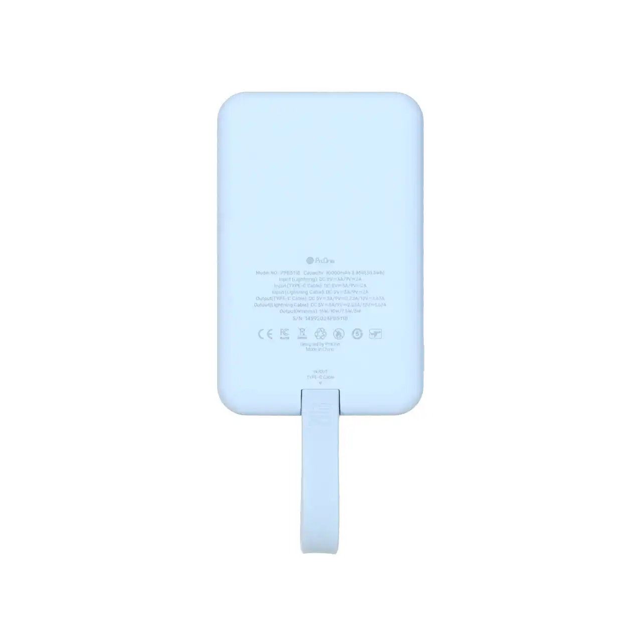 پاوربانک فست شارژ ProOne 22.5W 10000mAh مدل PPB5118 - آبی