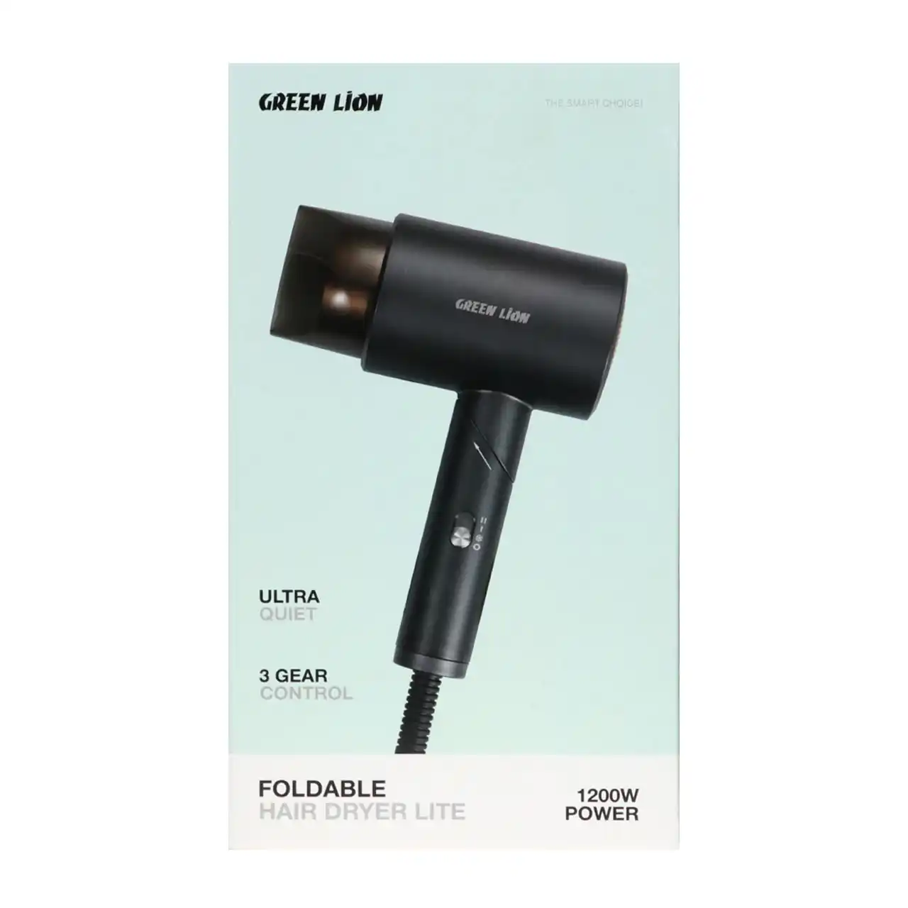سشوار Green Lion مدل FOLDABLE GNFLAIRDRYGY - خاکستری (گارانتی 24 ماهه مگابایت)
