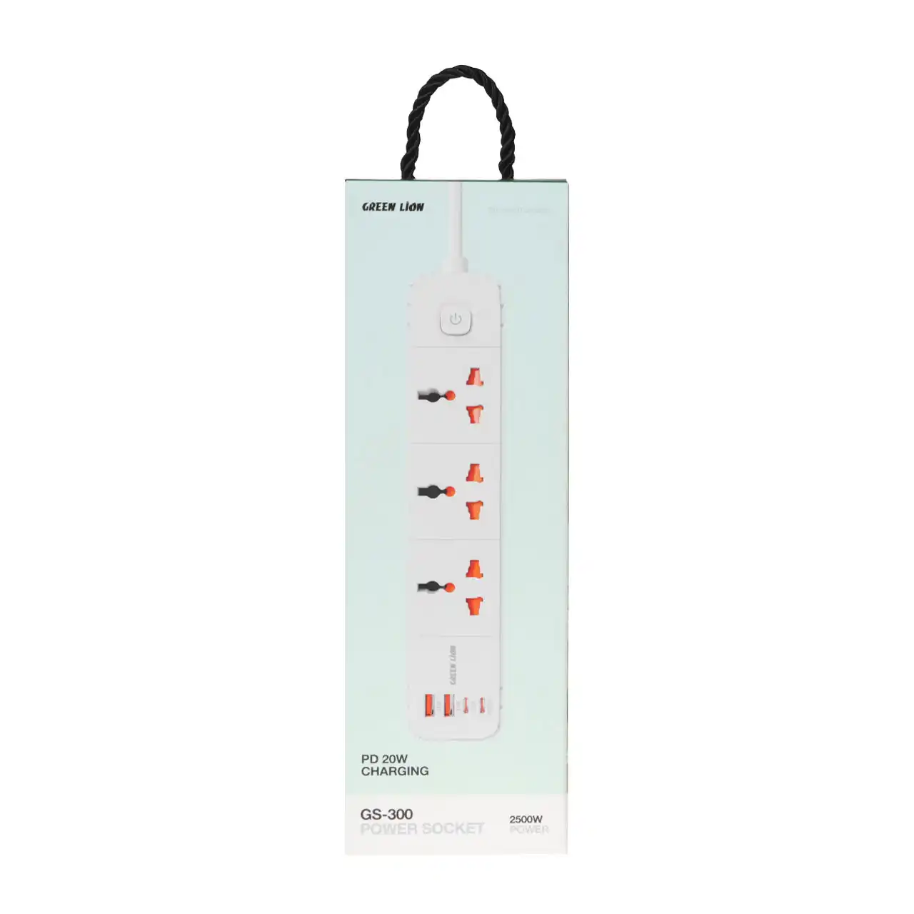 چندراهی برق Green Lion مدل GNGS300PSWH - سفید (گارانتی 24 ماهه مگابایت)