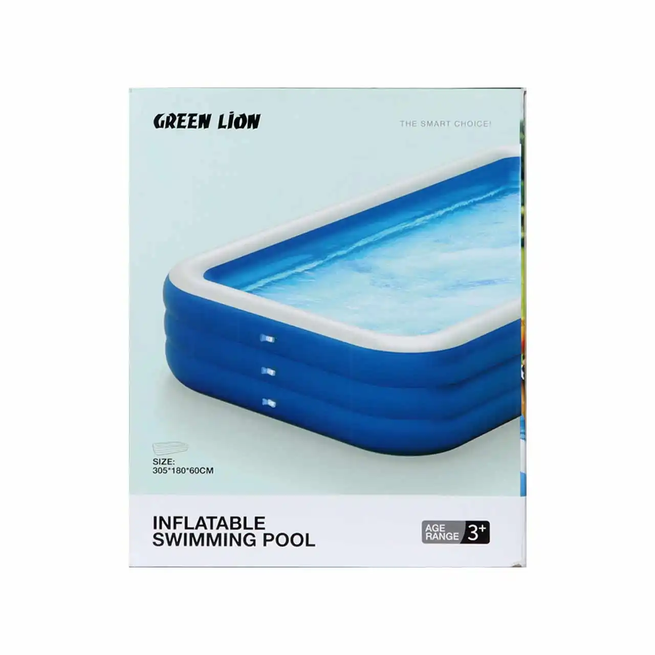 استخر بادی Green Lion مدل GNINSPOOL3BL - آبی (گارانتی 24 ماهه مگابایت)