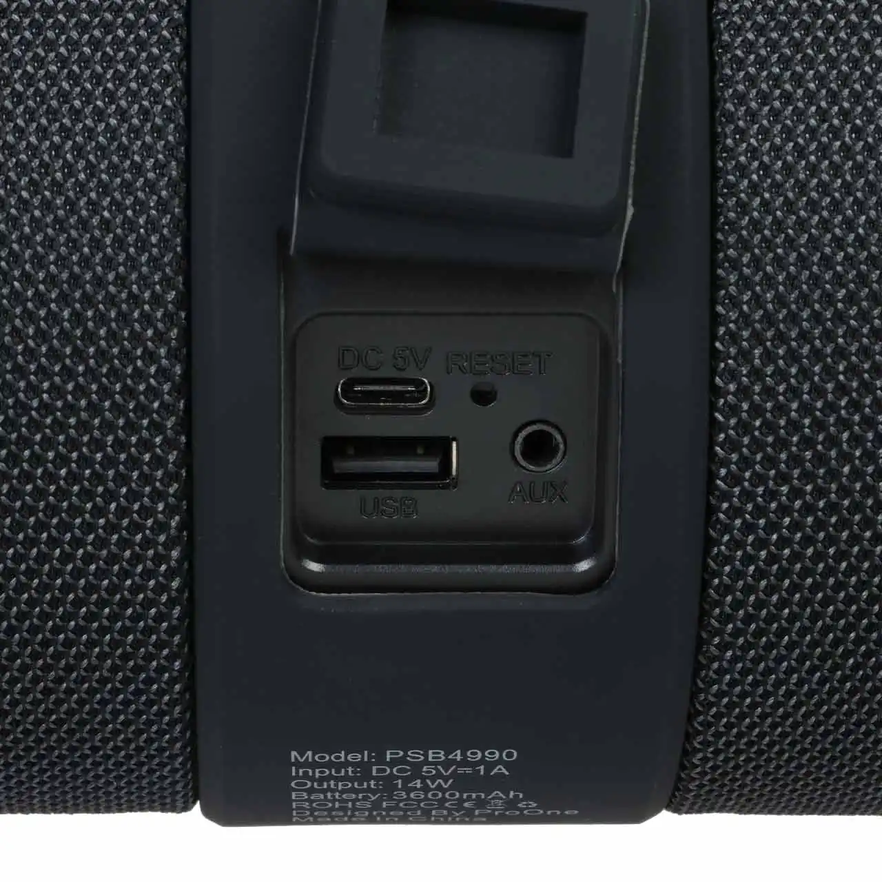 اسپیکر بلوتوثی قابل حمل ProOne مدل PSB4990 - مشکی