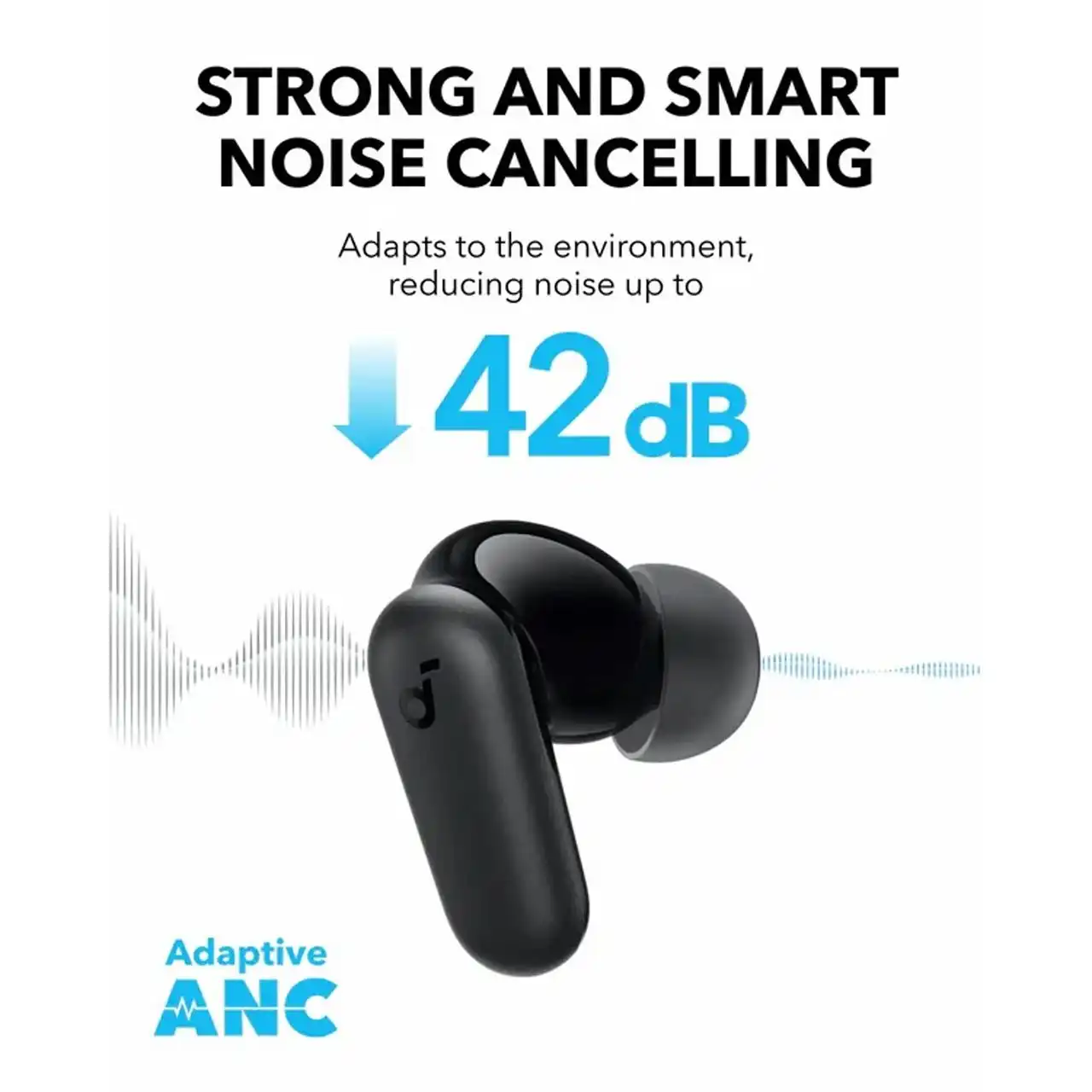 ایربادز بی سیم ANKER مدل R50i NC A3959 - مشکی (گارانتی 18 ماهه ایستا)