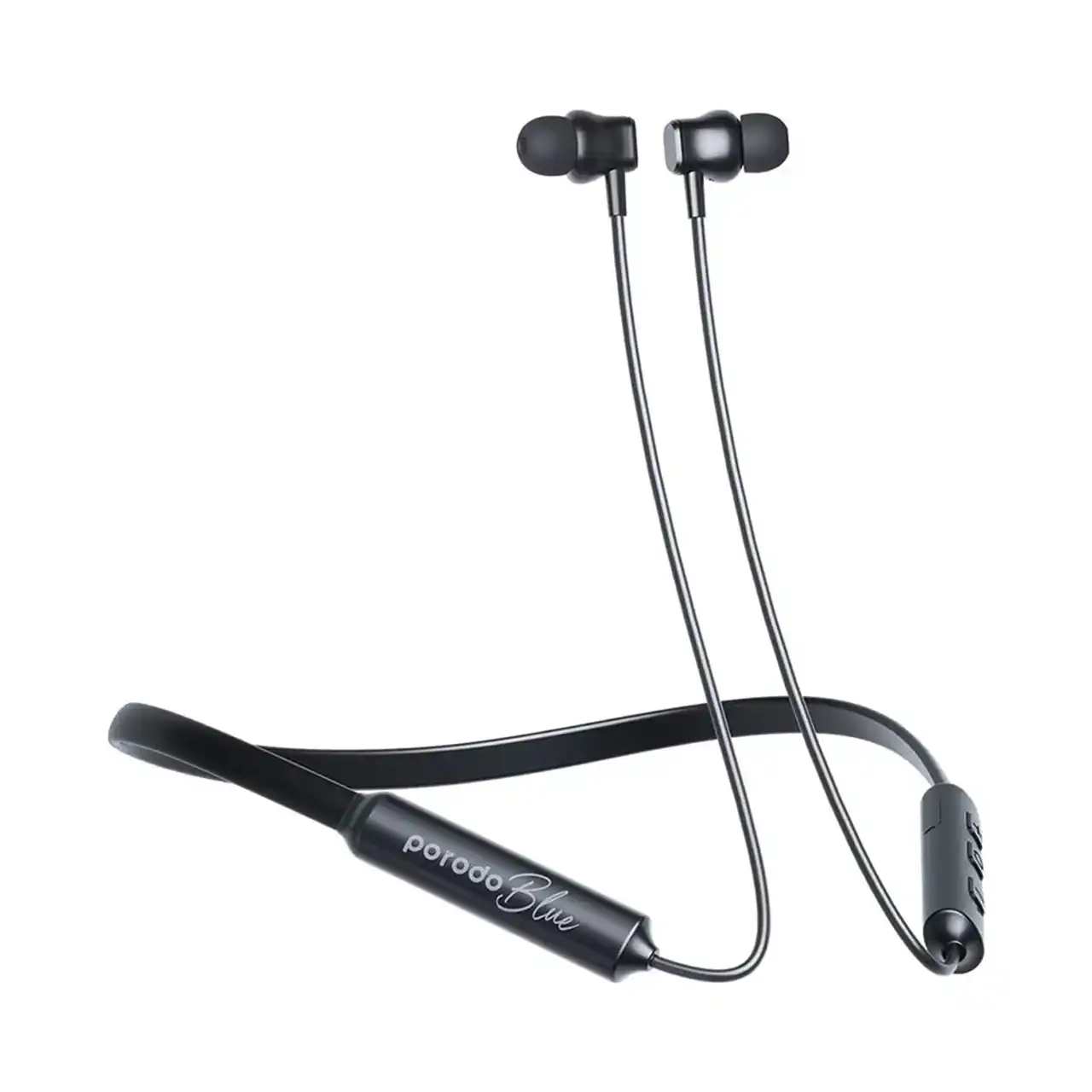 هندزفری گردنی باسیم Porodo مدل PB-NKBIE-BK - مشکی (گارانتی 24 ماهه مگابایت)