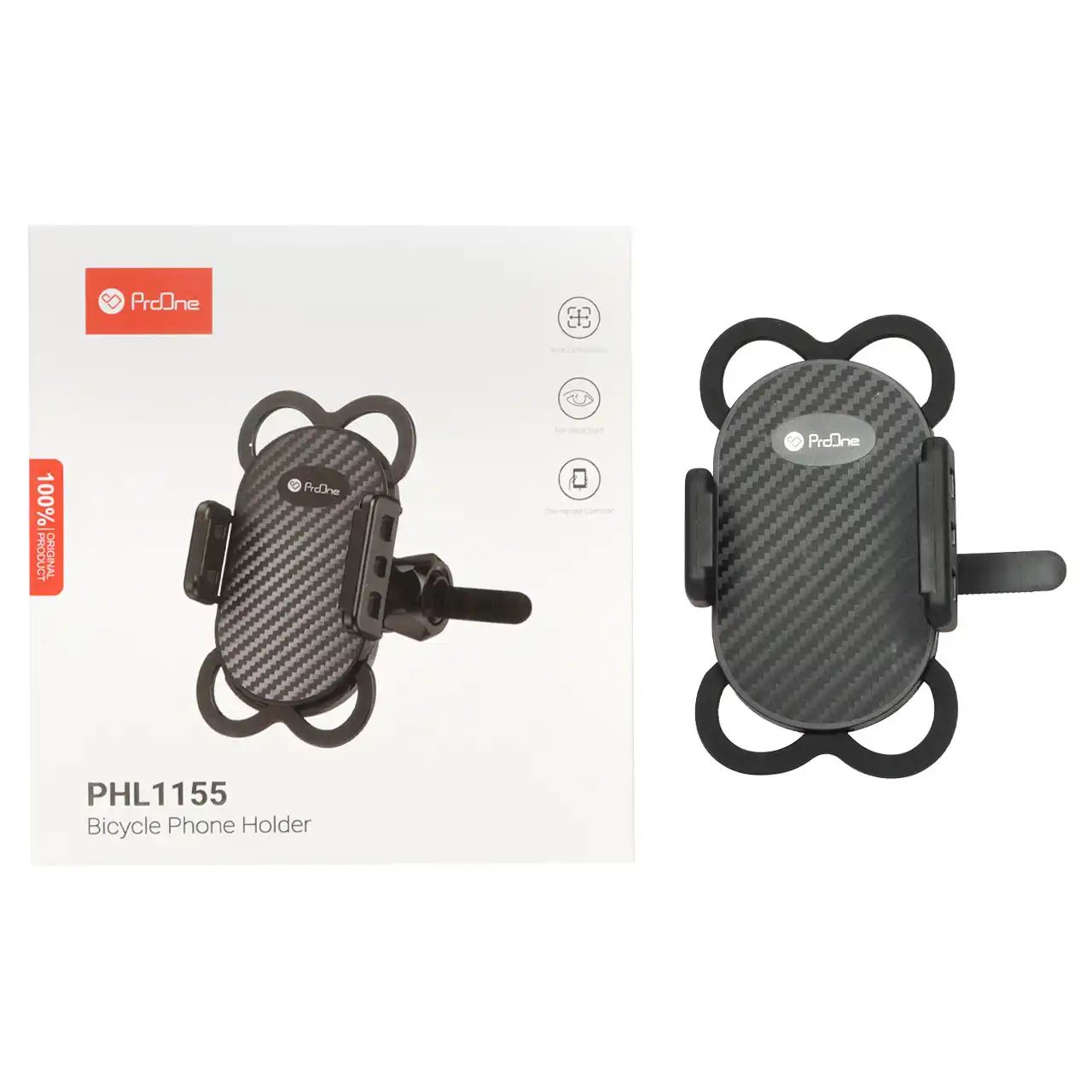 هولدر گوشی موبایل مخصوص دوچرخه / موتور ProOne مدل PHL1155 - مشکی