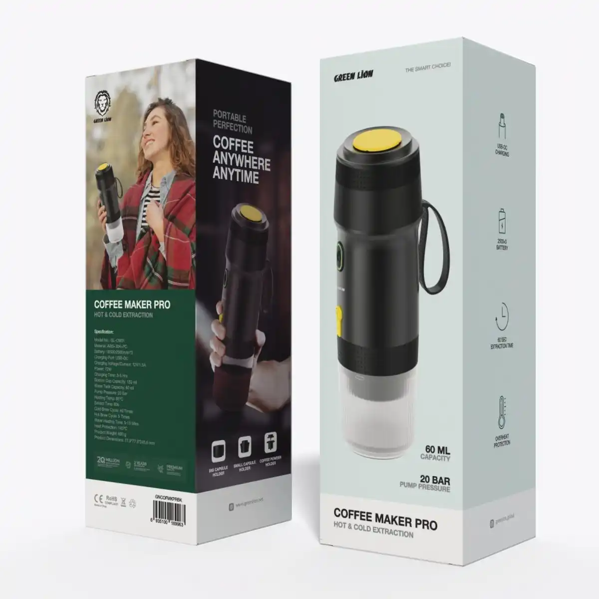 قهوه ساز سرد و گرم پرو گرین لاین Green lion Coffee Maker Pro GL-CM01