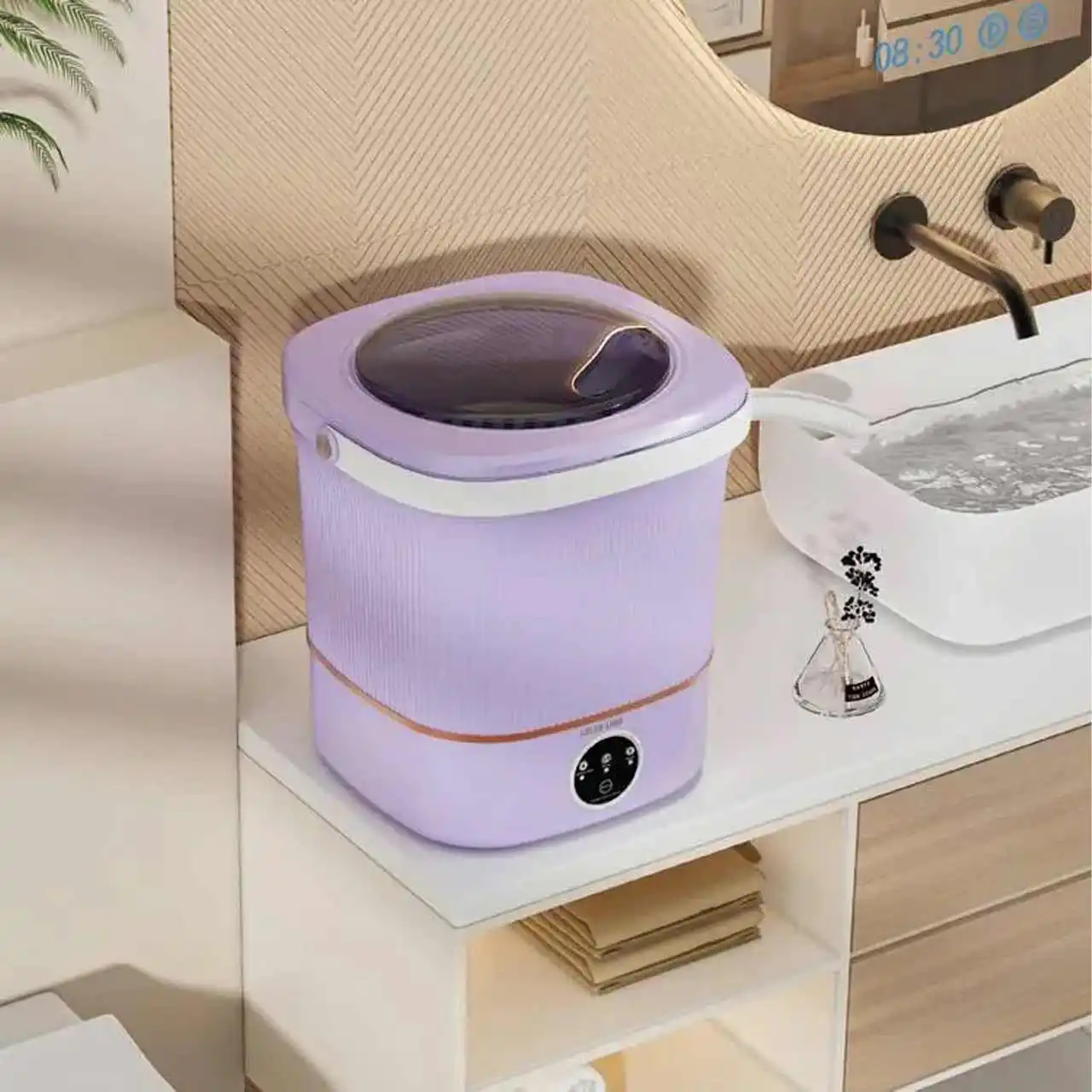 ماشین لباسشویی قابل حمل 12 لیتری Green Lion مدل Portable 12L Washing Machine GNPRTWM12LPL