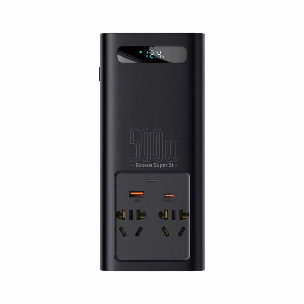 اینورتر خودرو Baseus مدل Super Si BS-CI50-02 500W - مشکی (گارانتی آونگ)