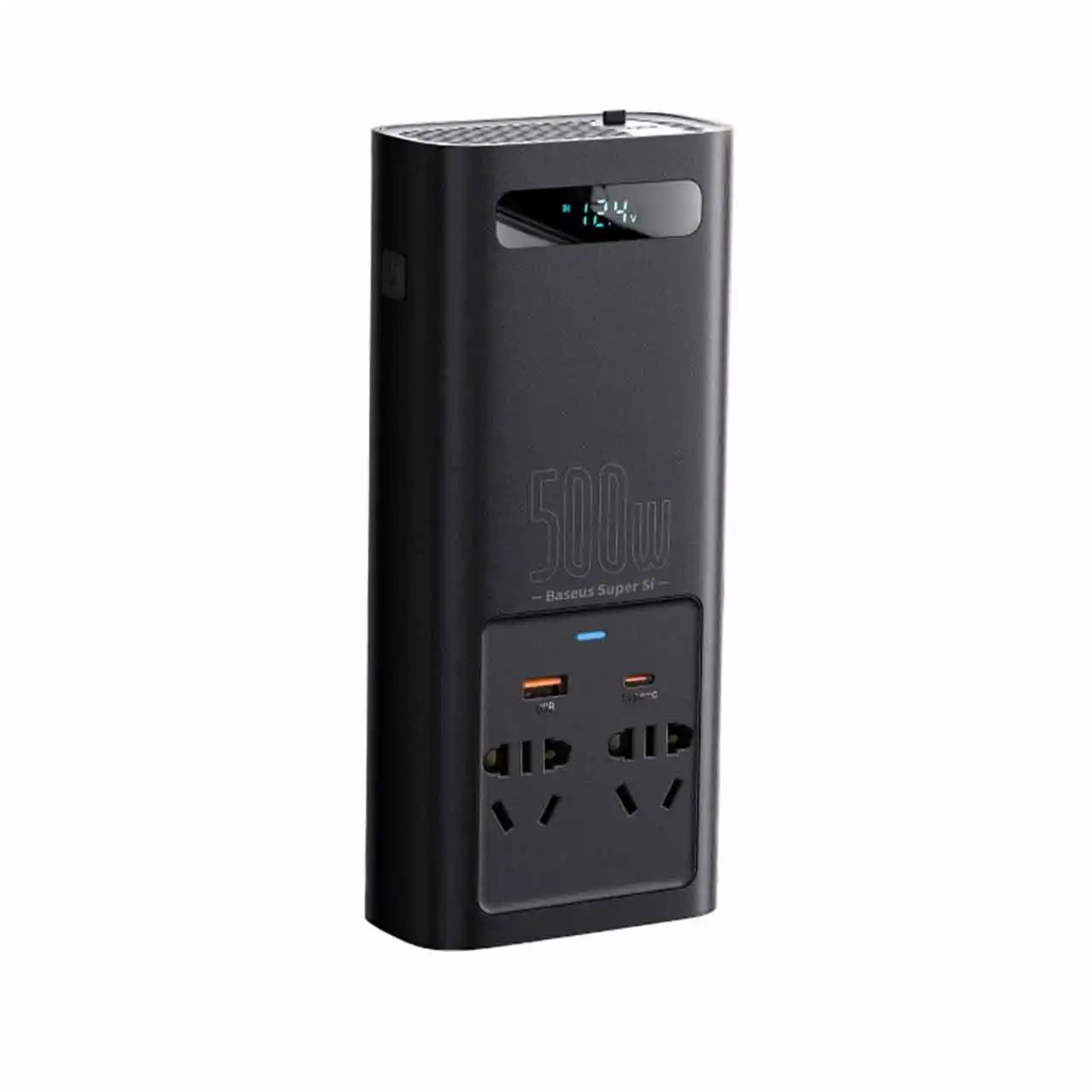 اینورتر خودرو Baseus مدل Super Si BS-CI50-02 500W - مشکی (گارانتی آونگ)