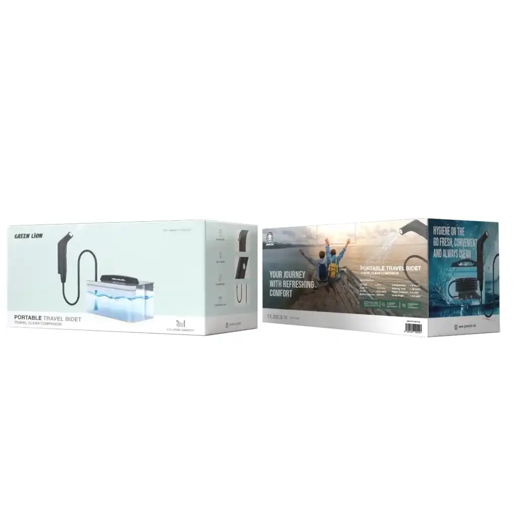 دوش مسافرتی قابل حمل همراه با مخزن گرین لاین Green Lion Portable Travel Bidet
