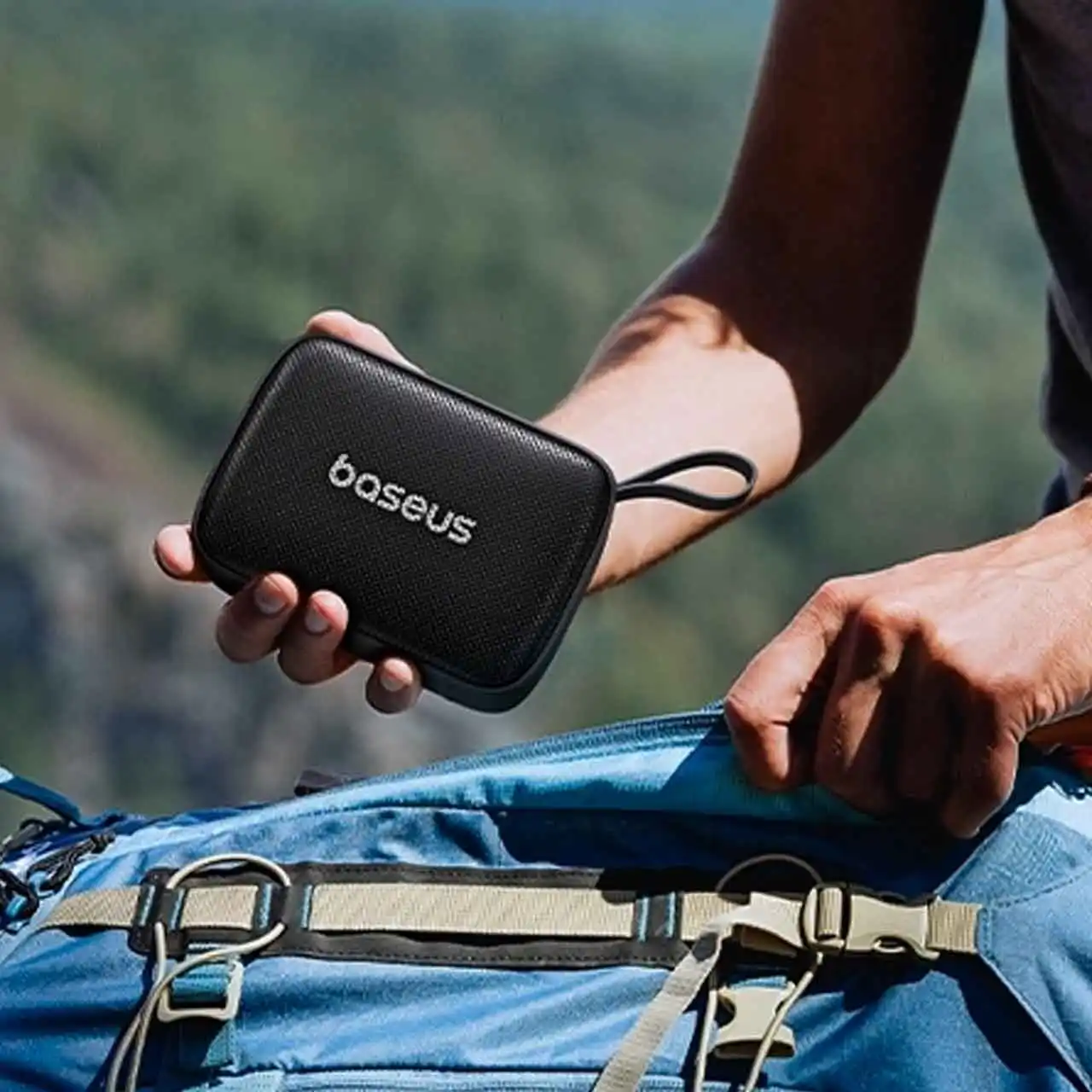 اسپیکر بی سیم Baseus مدل AeQur 30 Mini - مشکی (گارانتی آونگ)