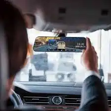 آینه دوربین دار پرودو مدل LFS086 ضبط ویدیو Full HD با زاویه دید ۱۵۰ درجه